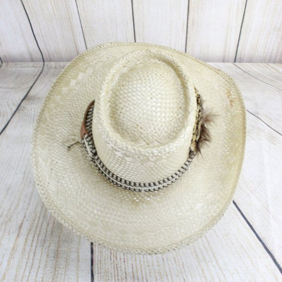 BAILEY Panama Straw Hat Size 7.5 - Picture 8 of 10
